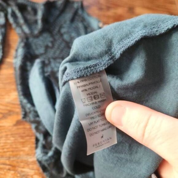 Peruvian Connection Katazome Orla Dress sz Medium - Picture 4 of 5